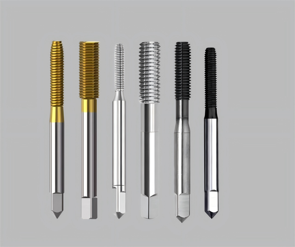 Spiral point machine taps for high-speed through hole threading， TiN coated HSS-E taps for extended tool life | Leapstream